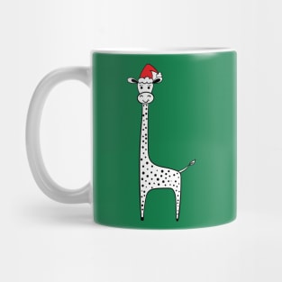 Christmas giraffe Mug